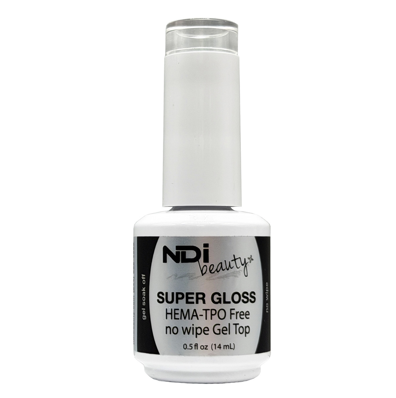 NDi beauty HEMA & TPO - Free Super Gloss No Wipe Gel Top - .5 oz