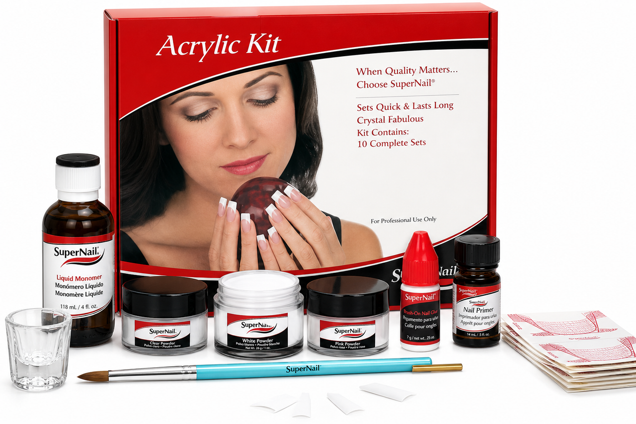 SuperNail Professional Acrylic Kit ** Non-Returnable