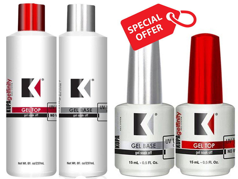 Kupa Gelfinity Gel Base & Topcoat Special