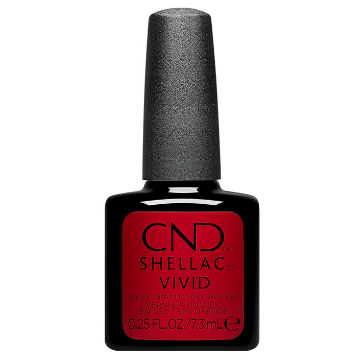 CND SHELLAC VIVID Red Carpe - 0.25 fl. oz. / 7.3mL
