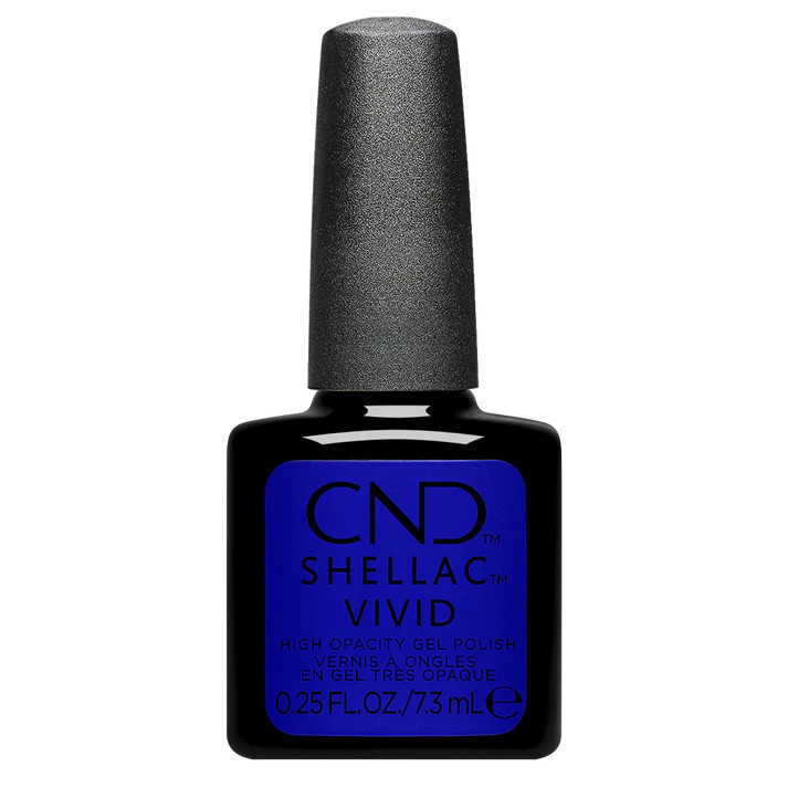 CND SHELLAC VIVID Lazali Blue - 0.25 fl. oz. / 7.3mL