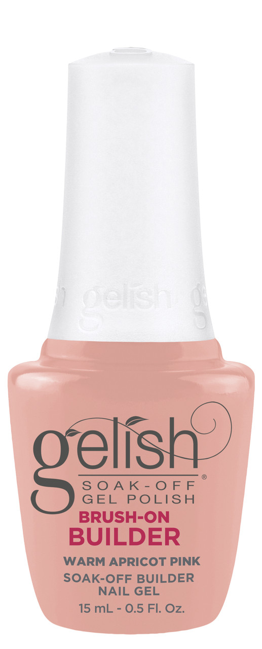 Gelish HEMA-Free Brush-On Builder Warm Apricot Pink - 15 mL / .5 fl oz