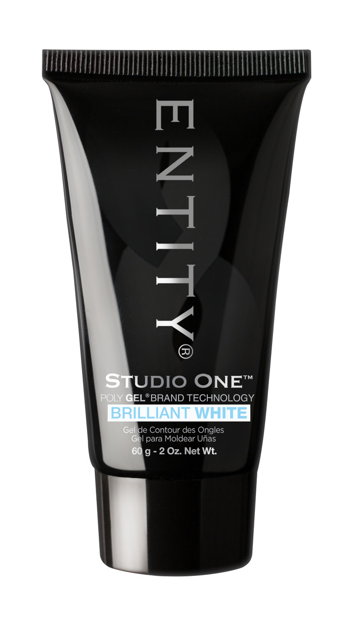 Entity Studio One Contouring Gel PolyGel Brilliant White - 60g | 2 Oz