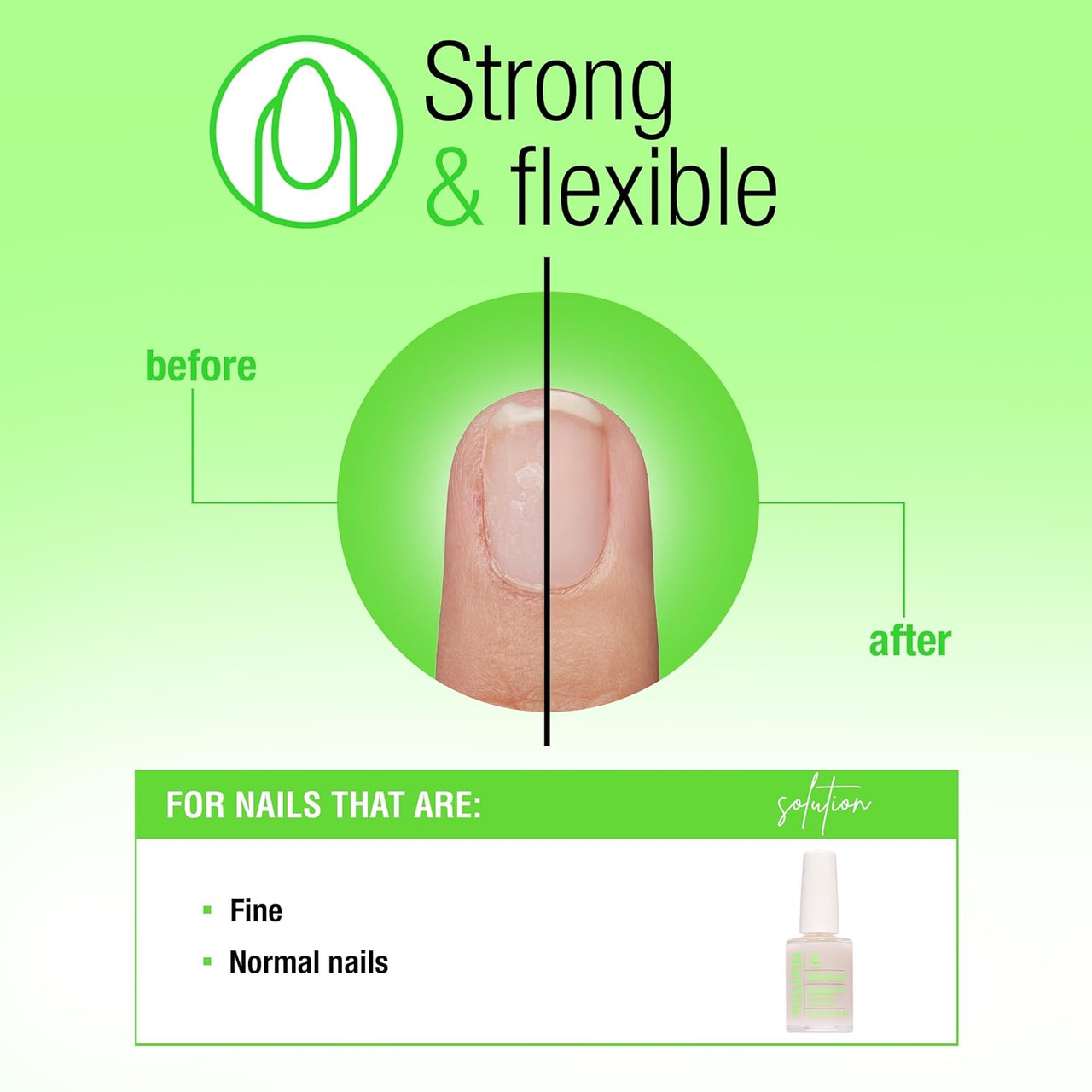 NailTek Ridge Filler Formula 1 - Ridge Filling Strengthener, 0.5 fl oz