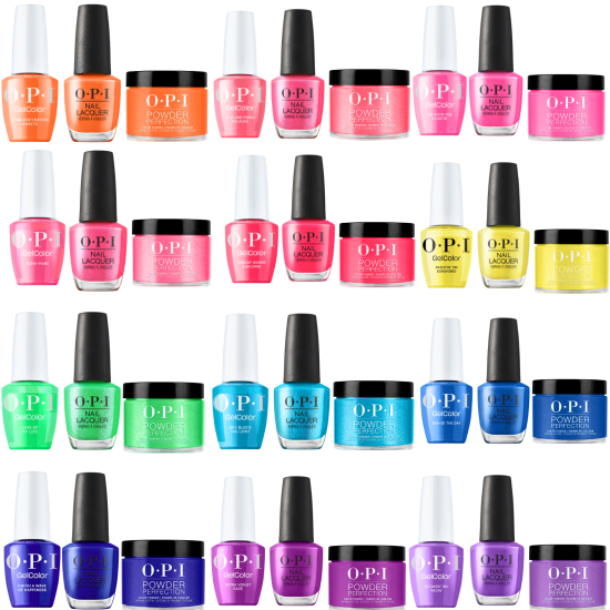 OPI Summer 2026 Trip to the Brite Side Collection TRIO (GelColor + Nail Lacquer + Dip Powder)