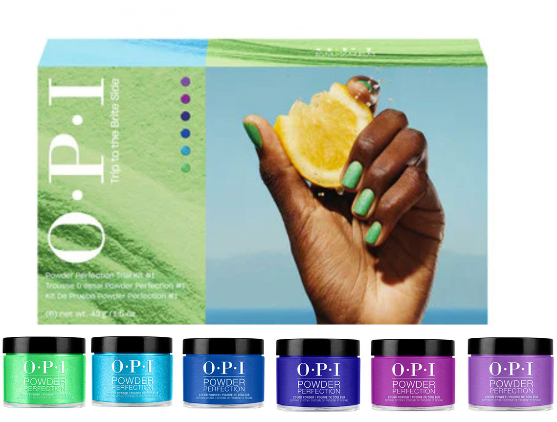 OPI Powder Perfection Summer 2026 Trip to the Brite Side Collection Trial Kit