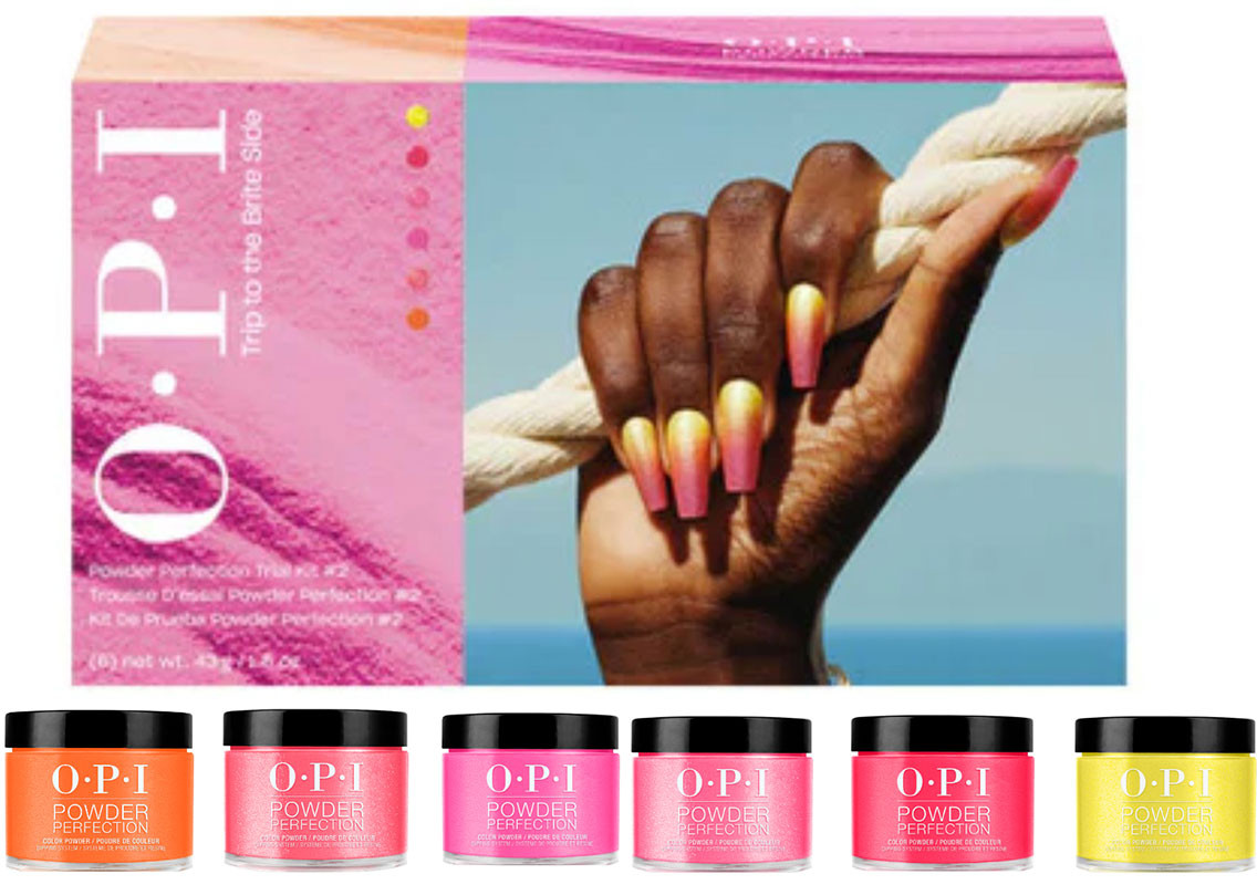 OPI Powder Perfection Summer 2026 Trip to the Brite Side Collection Trial Kit