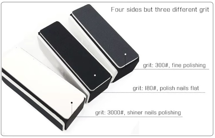 NDI beauty 4-Way Nail Buffer Buff & Shine Block