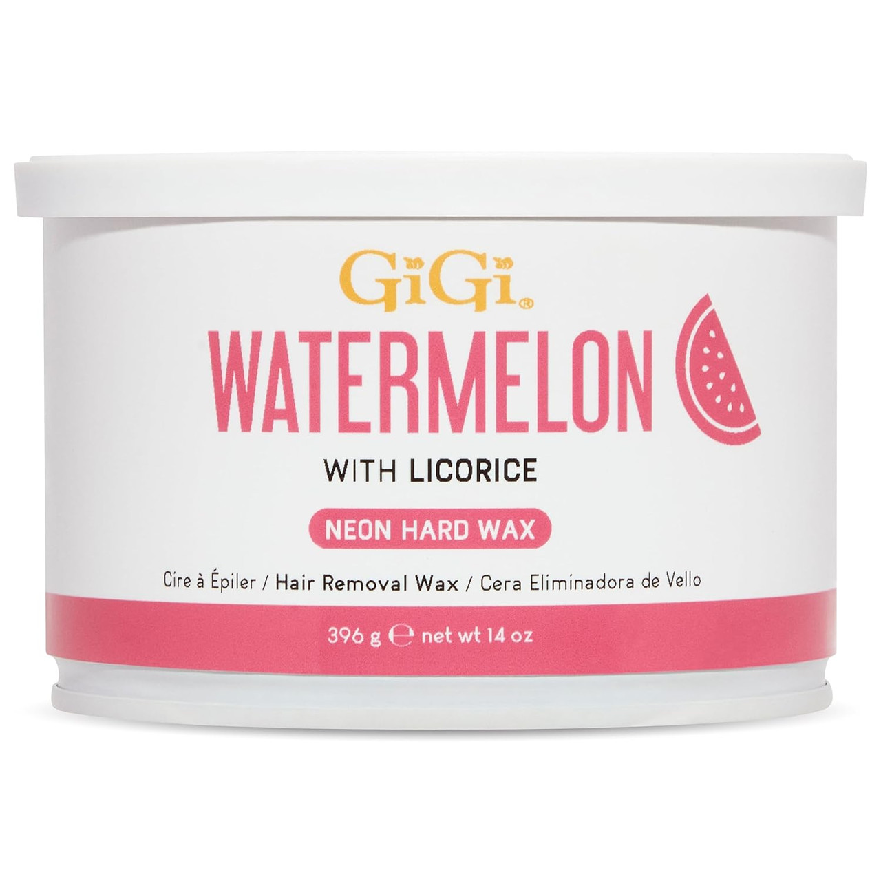 GiGi Neon Hard Wax Watermelon - 14oz