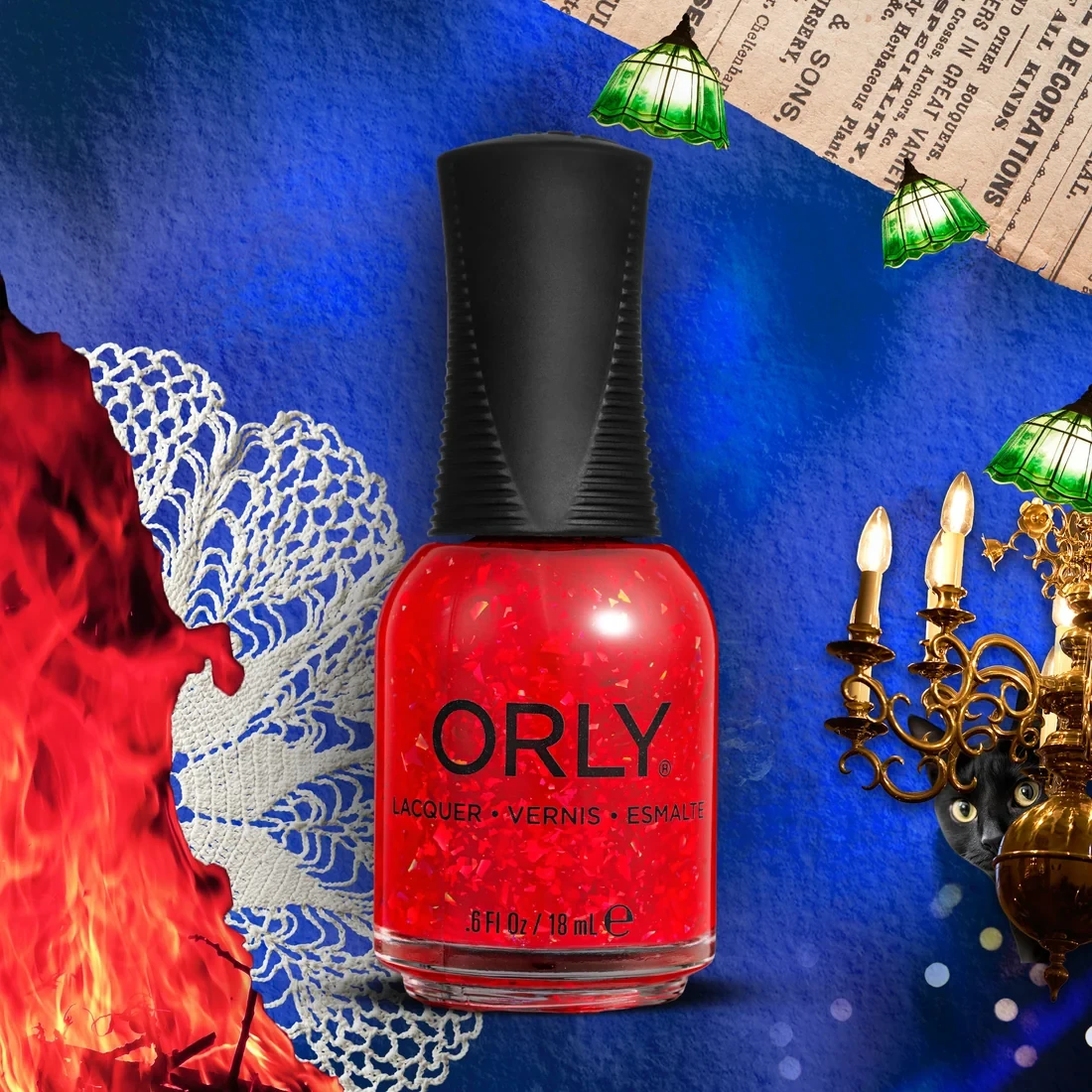 ORLY Nail Lacquer Set On Fire - .6 fl oz / 18 mL