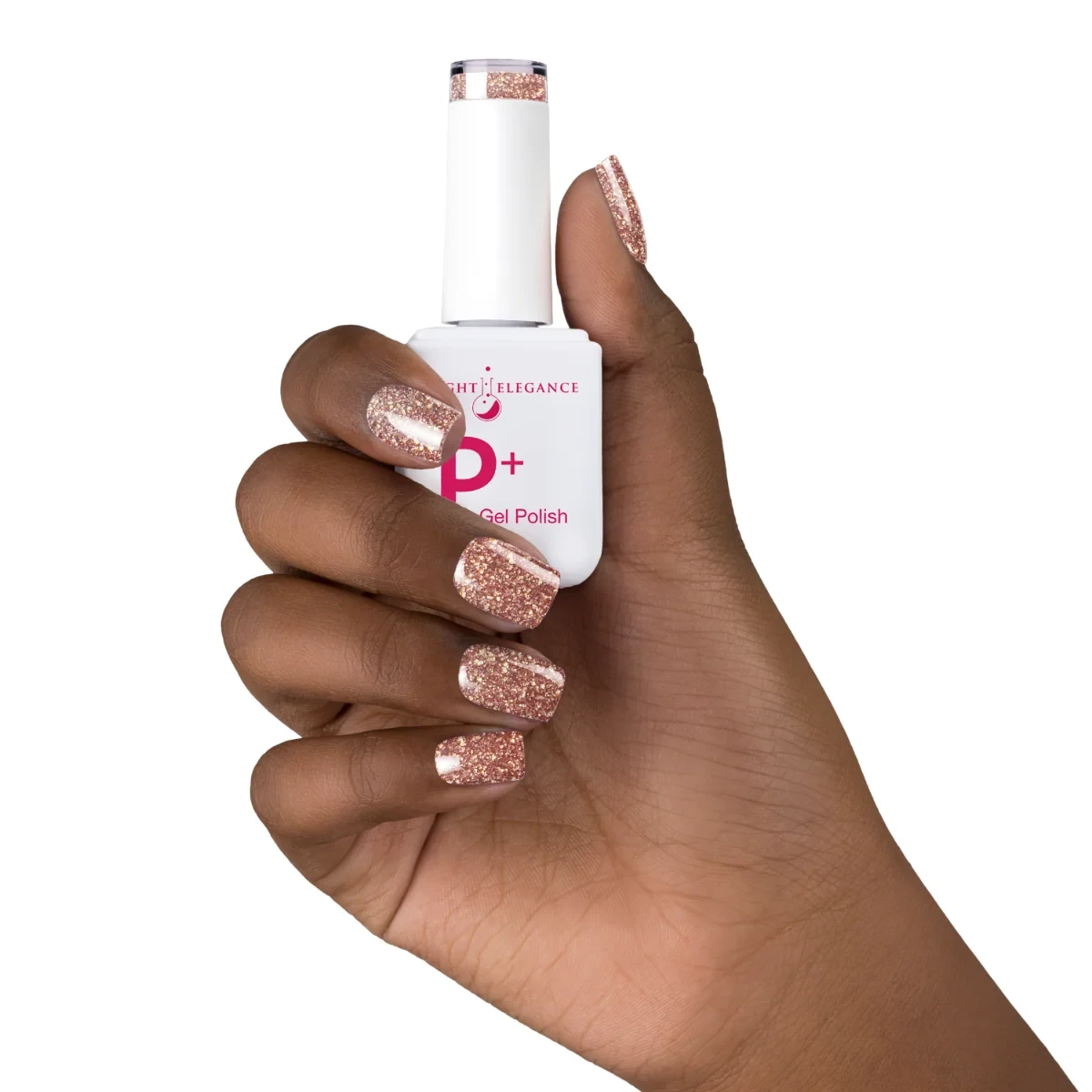 Light Elegance P+ Glitter Gel Polish She’s My Golden Nugget - 10 ml