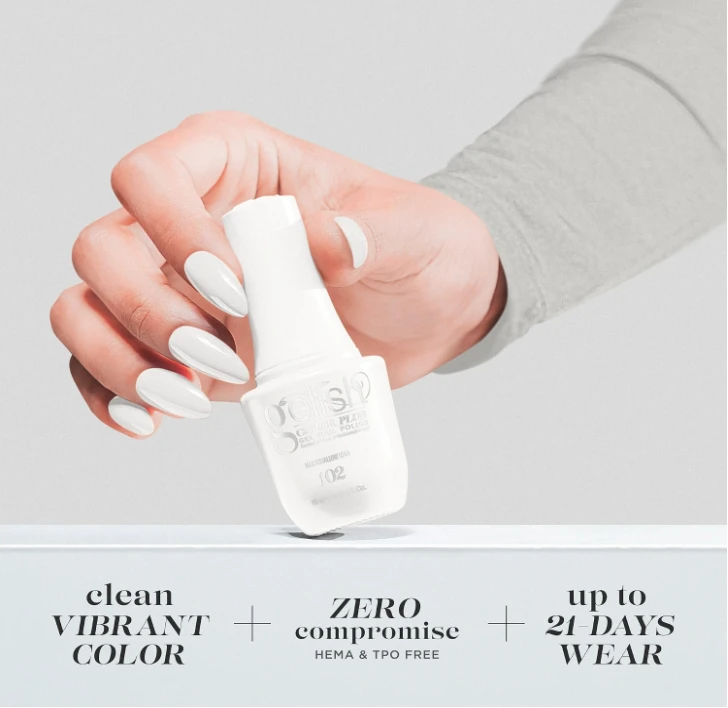 Gelish Color Plus Gel Nail Polish Marshmallow Hugs - 0.5 fl oz