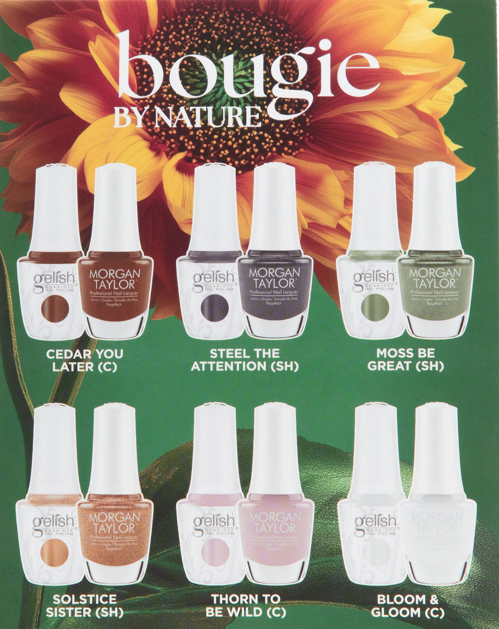 Gelish & Morgan Taylor Bougie  By Nature Fall 2026 collection DUO (Gel & Lacquer)
