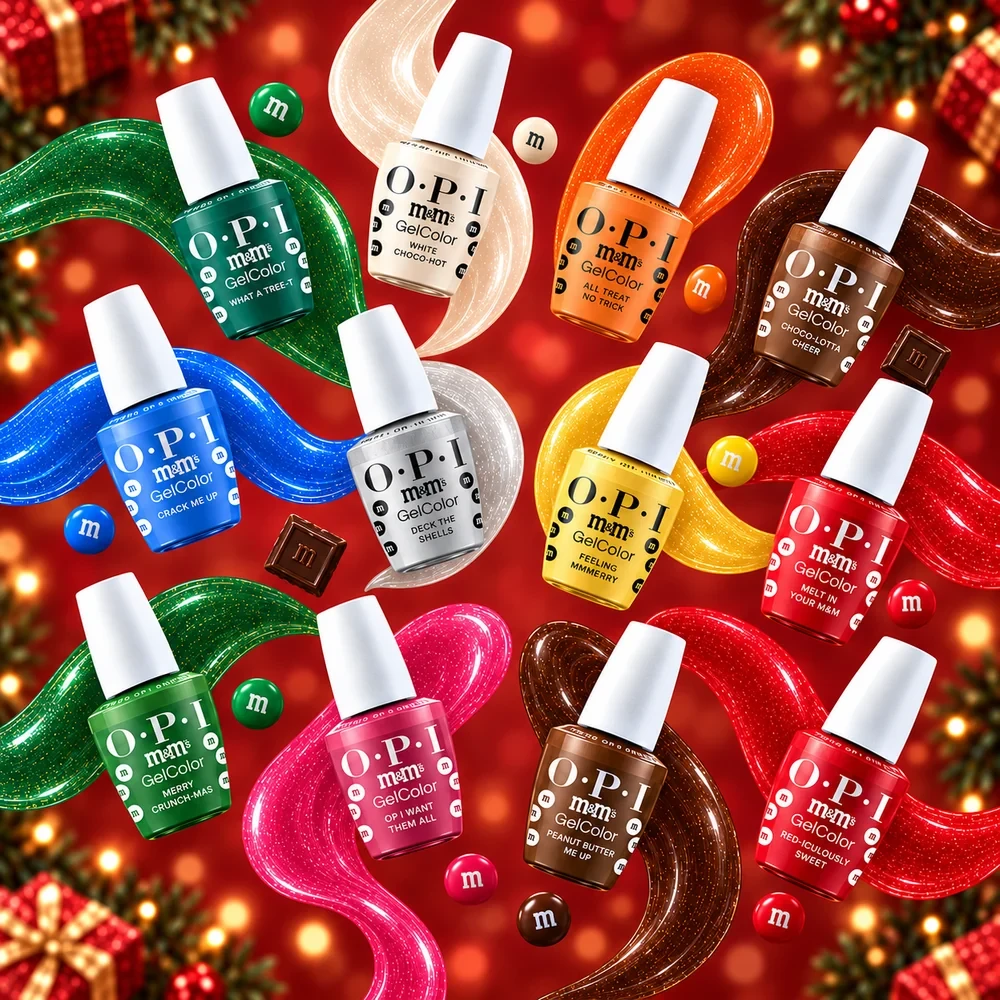 OPI GelColor Sweeten Your Mani x m&m Holiday 2026 Collection Add-On Kit #1