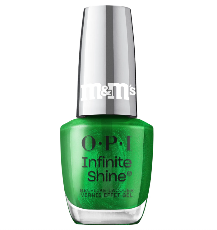 OPI x M&M'S Infinite Shine Under the Tree-t HRT18 - .5 oz / 15 mL
