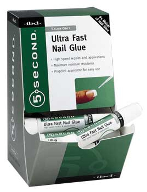 ibd 5 second Ultra Fast Nail Glue Display - 12/pk 2g