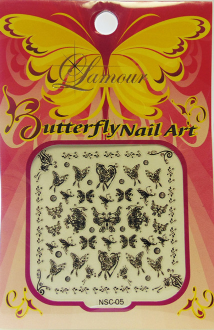 Lamour Butterfly Nail Art - Nsc05