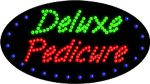 Electric Animation & Flashing LED Sign: Deluxe Pedicure