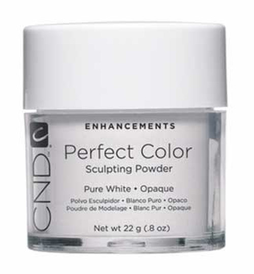 CND Perfect Color Sculpting Powder - Pure White Opaque .8 oz