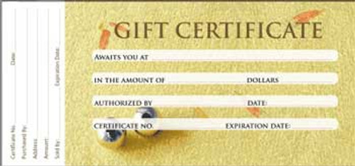 Gift Certificate - 50ct / Design SILVER (GC105)