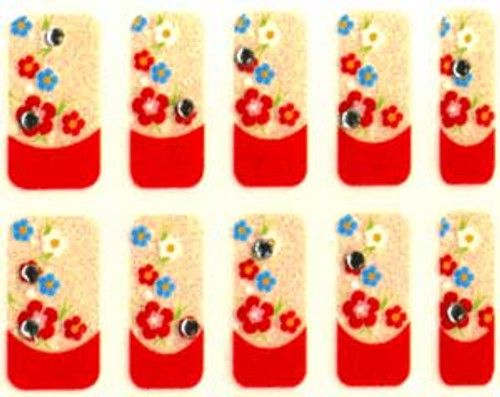 3-D Nail Sticker - Series 106-2