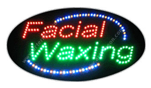 Animation & Flashing LED Sign - Facial & Waxing
