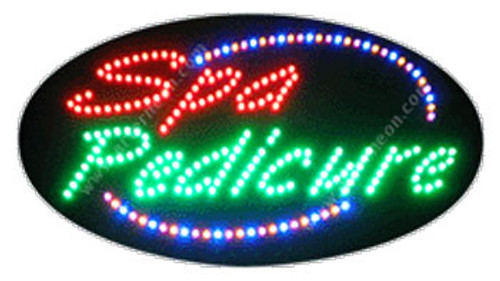 Animation & Flashing LED Sign - Spa Pedicure