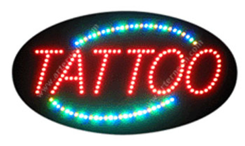 Animation & Flashing LED Sign - Tattoo