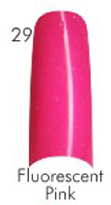 Lamour Color Nail Tips: Fluorescent Pink - 110ct