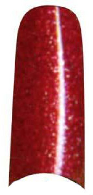 Lamour Color Nail Tips: Fuchsia Metallic - 110ct