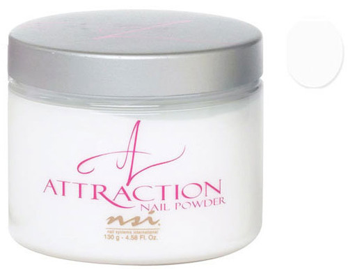 NSI Attraction Nail Powder Crystal Clear - 130 g (4.58 Oz.)