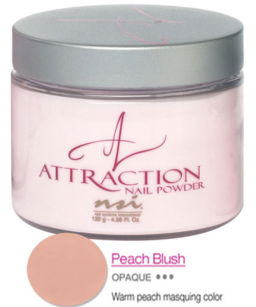 NSI Attraction Nail Powder Peach Blush - 130 g (4.58 Oz.)