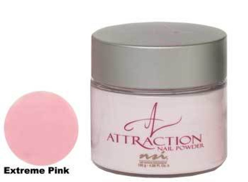 NSI Attraction Nail Powder - Extreme Pink - 4.58oz