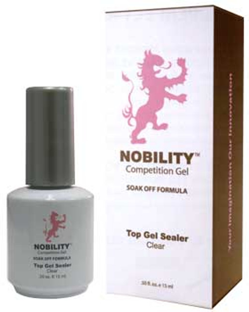 LeChat Nobility Soak Off  Top Gel Sealer Clear - .5oz