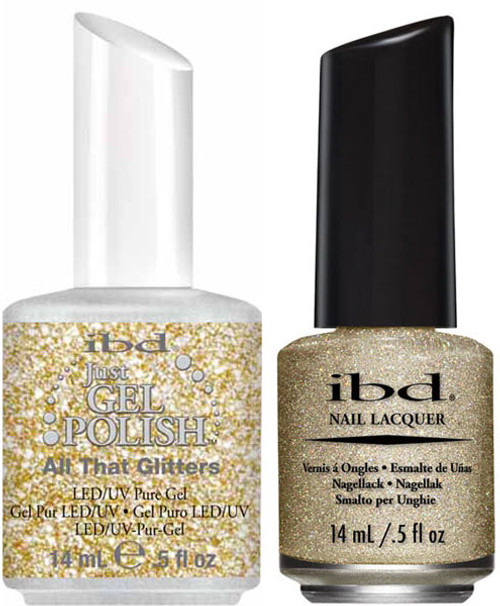 ibd Just Gel Polish & Nail Lacquer All That Glitters - .5oz