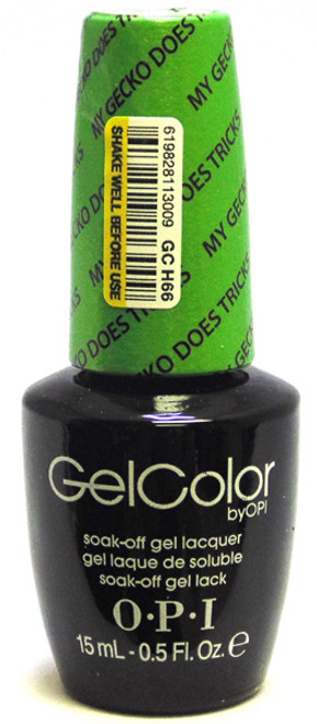 OPI Gelcolor Soak-Off Gel Lacquer My Gecko Does Trick - .5 oz 15mL