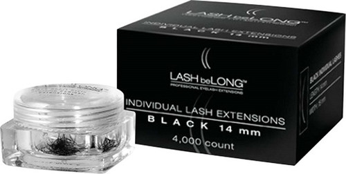 LASH beLONG Black 14mm Individual Lash Extensions  4,000 count