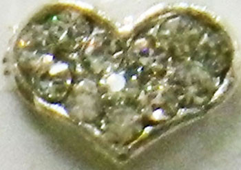 3D Rhinestones Crystal Nail Metal Charms B106