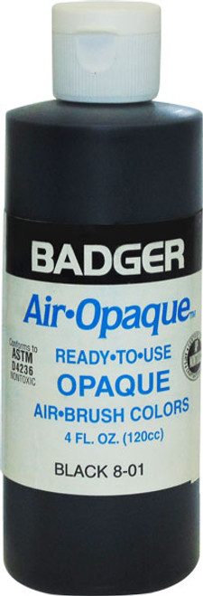 Badger Airbrush Color Black - 4oz