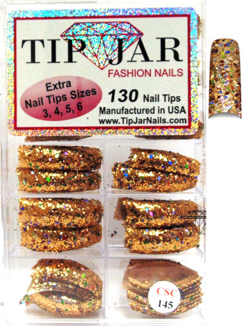 Tip Jar Fashion Nails Glitter Tips - CSC145