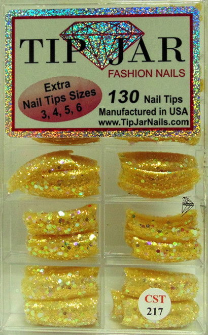 Tip Jar Fashion Nails Glitter Tips - CST217