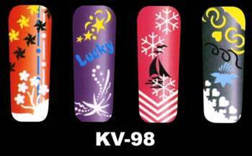 KV Airbrush Stencil # 98