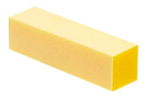 Yellow Nail Buffer - 4 Way - Grit 120