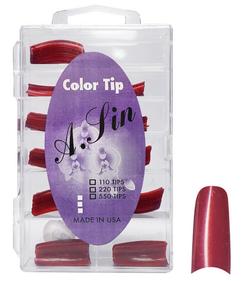 A. Sin Assorted Color Nail Tips - 110ct # 32