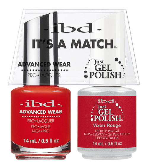 ibd It's A Match Advanced Wear Duo Vixen Rouge - 14 mL/ .5 oz