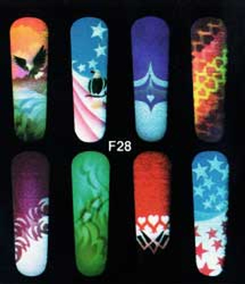 Airbrush Stencil MP French # 28