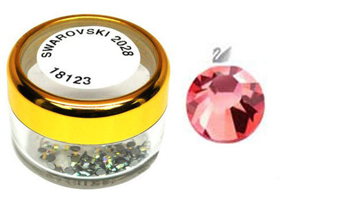 Swarovski 2028 Xilion Hotfix Flat Back SS5 Padparadscha - 100 pcs