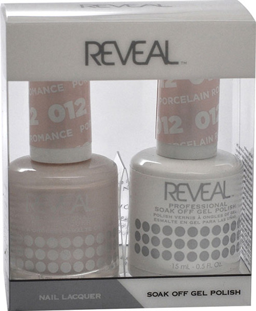 Reveal Gel Polish & Nail Lacquer Matching Duo - PORCELAIN ROMANCE - .5 oz