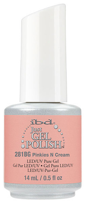 ibd Just Gel Polish Pinkies N Cream (Shimmer) - .5 fl oz