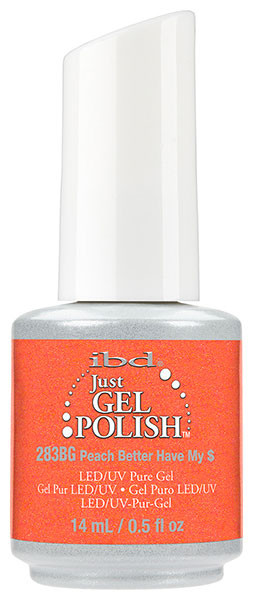 ibd Just Gel Polish 283 Peach Better have my $ (Shimmer) - .5 fl oz